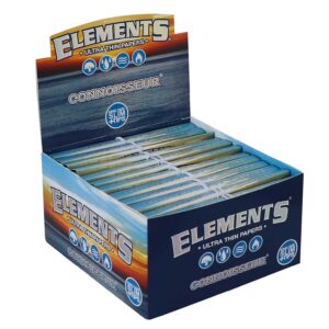 ELEMENTS CONNOISSEUR - KS SLIM + TIPS BOX/24 - 32 LEAVES