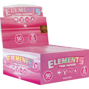 ELEMENTS PINK KS SLIM BOX/50 – 32 leaves