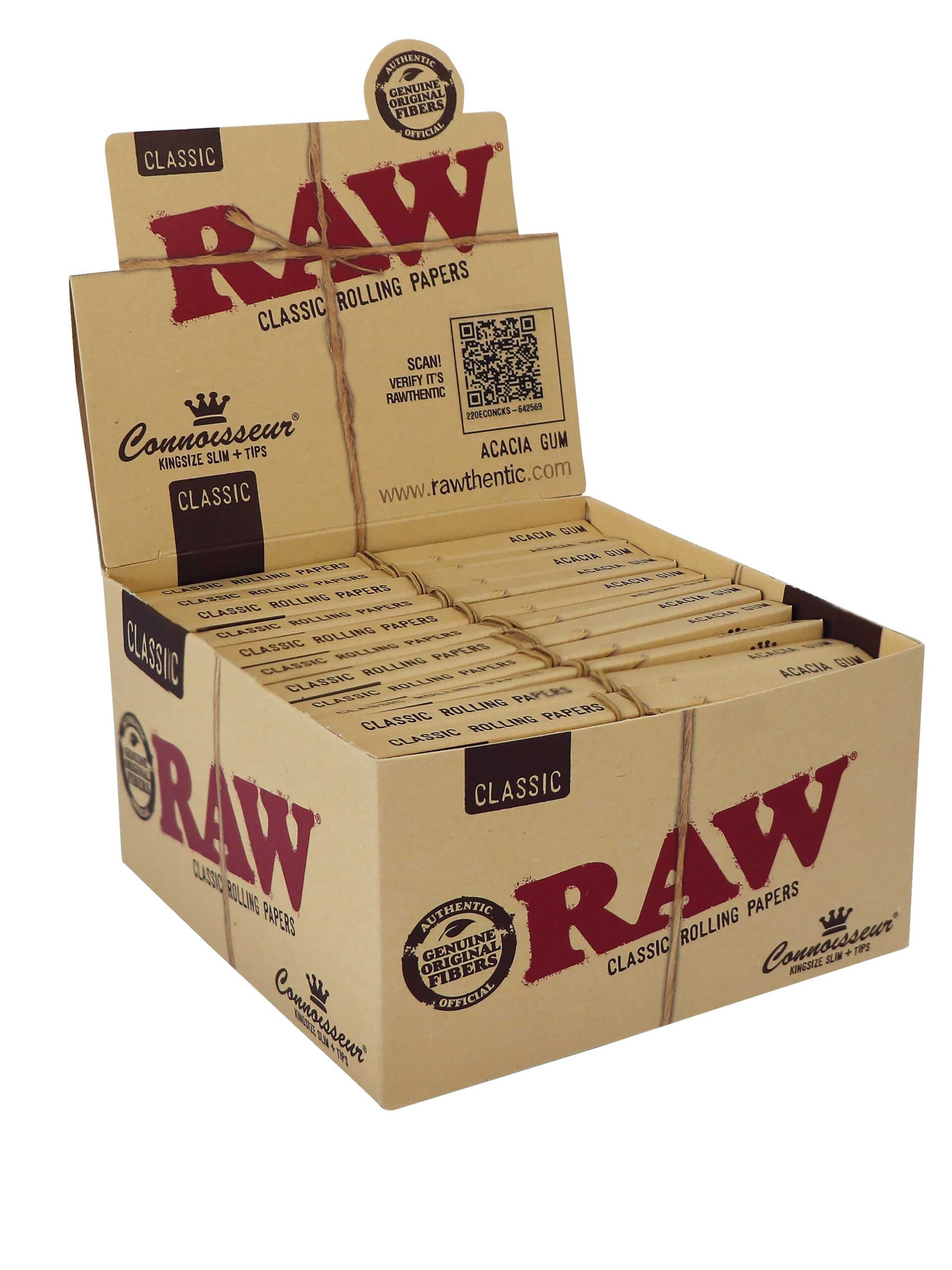 RAW CONNOISSEUR - KS SLIM + TIPS BOX/24 – Bild 2