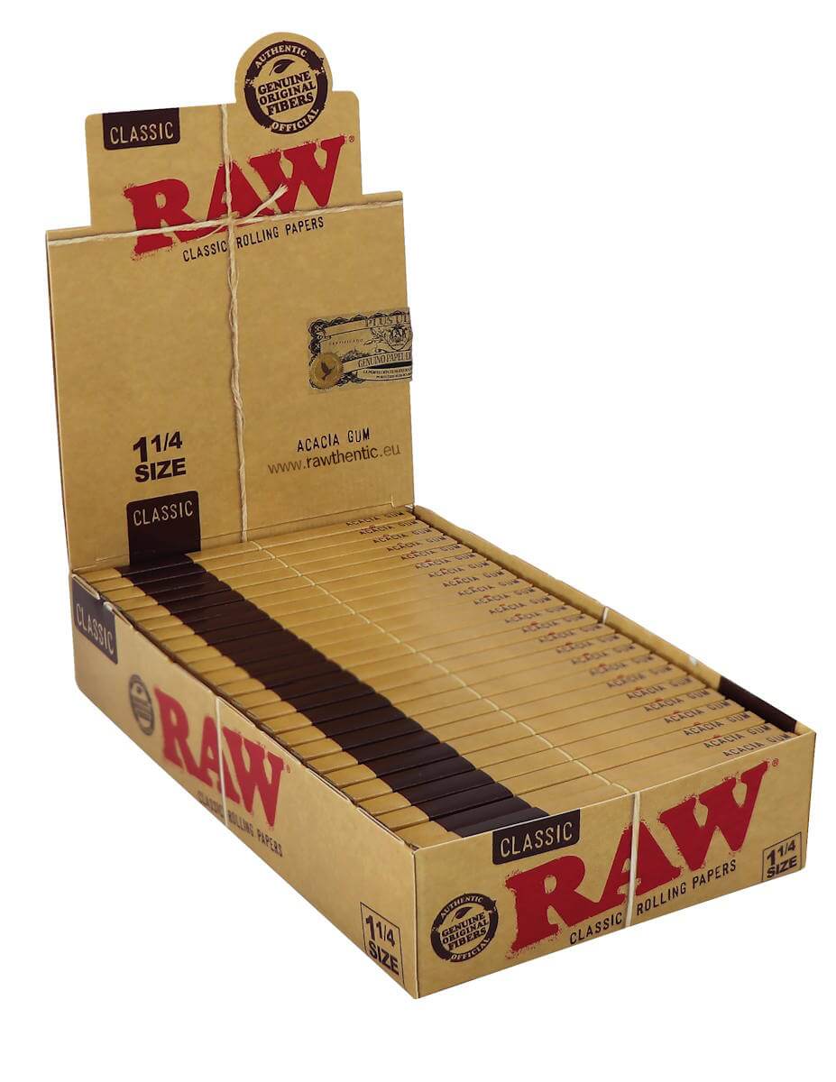 RAW PAPERS 1/4 BOX/24 - 50 leaves